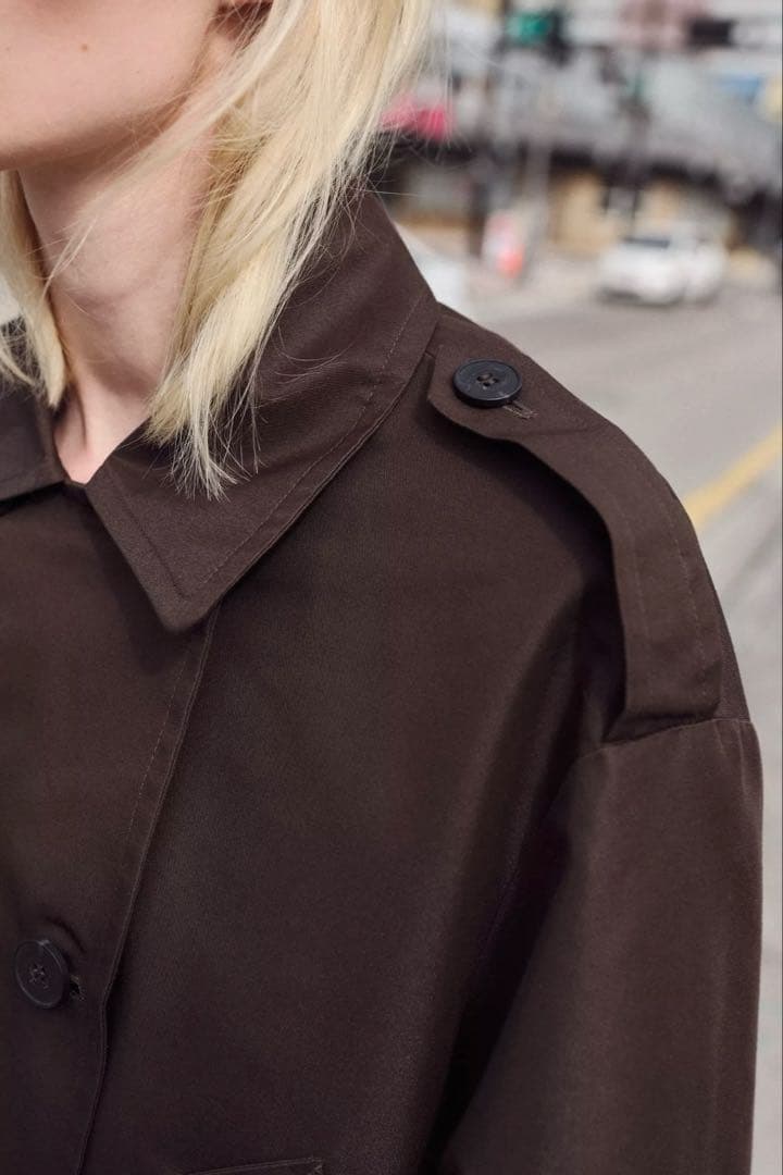 ZARA ショートトレンチコート　2026 春