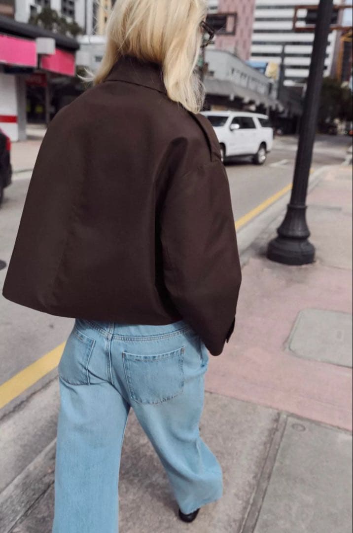 ZARA ショートトレンチコート　2026 春