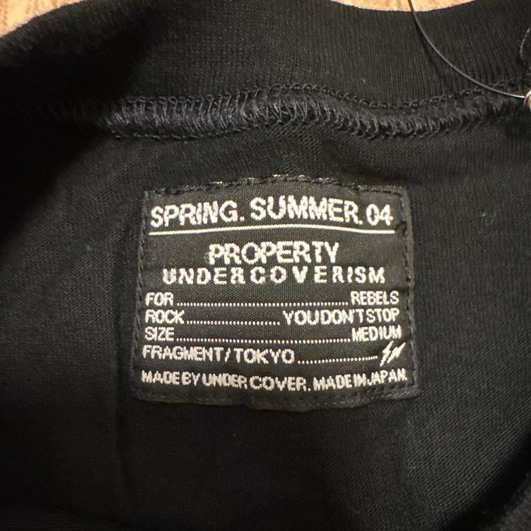美品 アンダーカバーxフラッグメント ノースリーブTシャツ サイズM