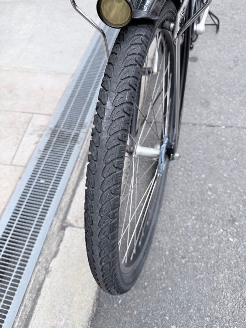 大阪府　ブリヂストン　電動アシスト自転車 ブラック