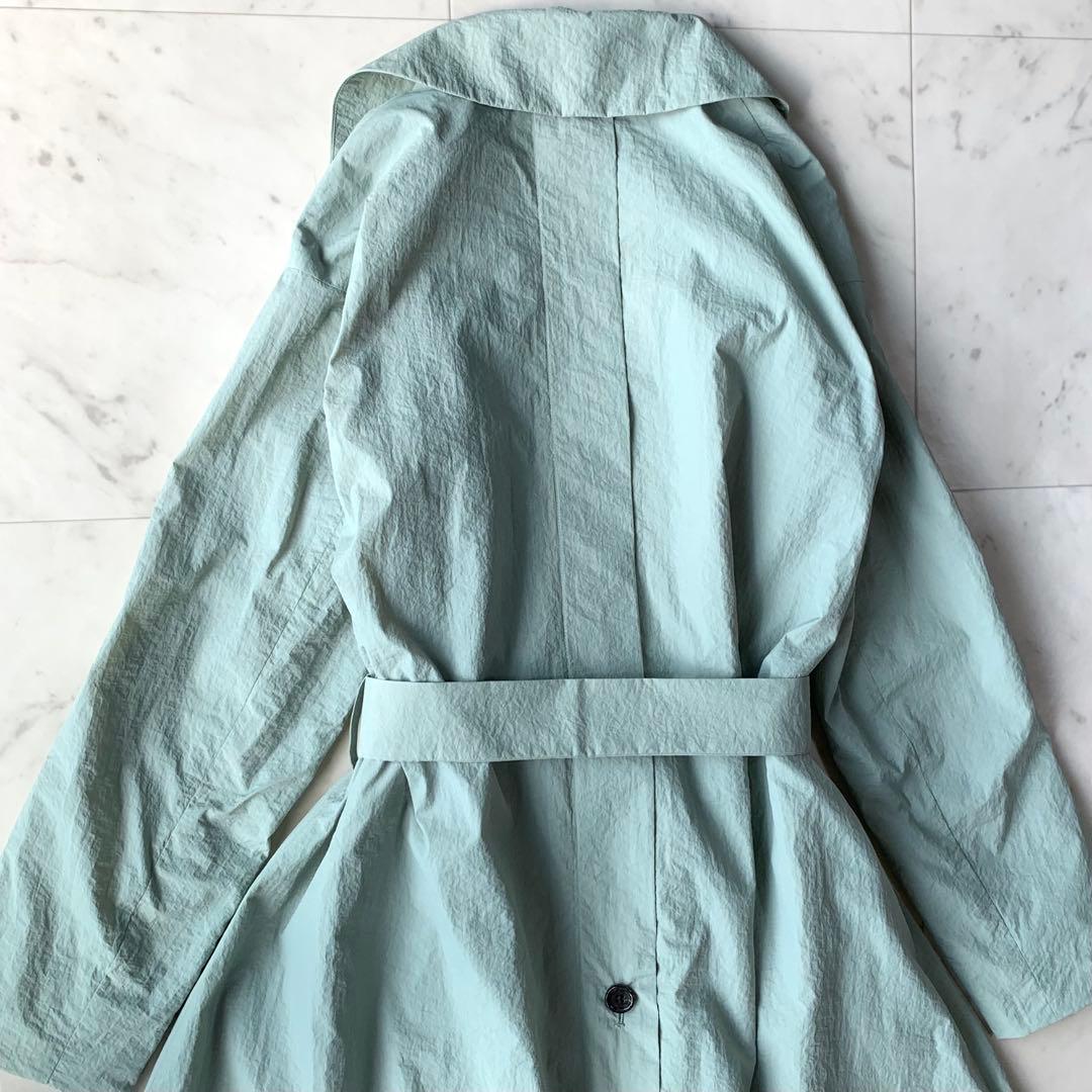 タグ付き　トーナル　TONAL ナイロンガウンコート　後ろボタン　ベルト付き