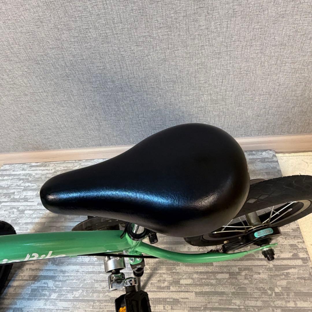 【美品】へんしんバイク　グリーン　自転車　キッズバイク　子供　12