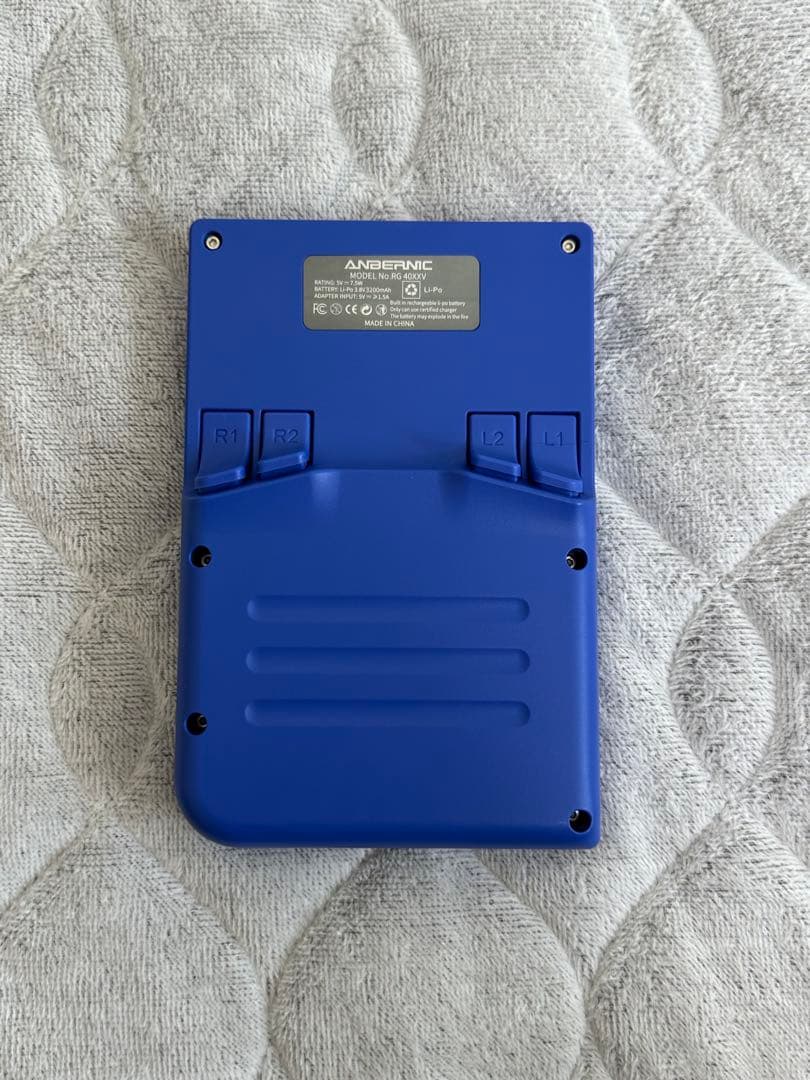 ANBERNIC RG 40XXV 青色 携帯ゲーム機