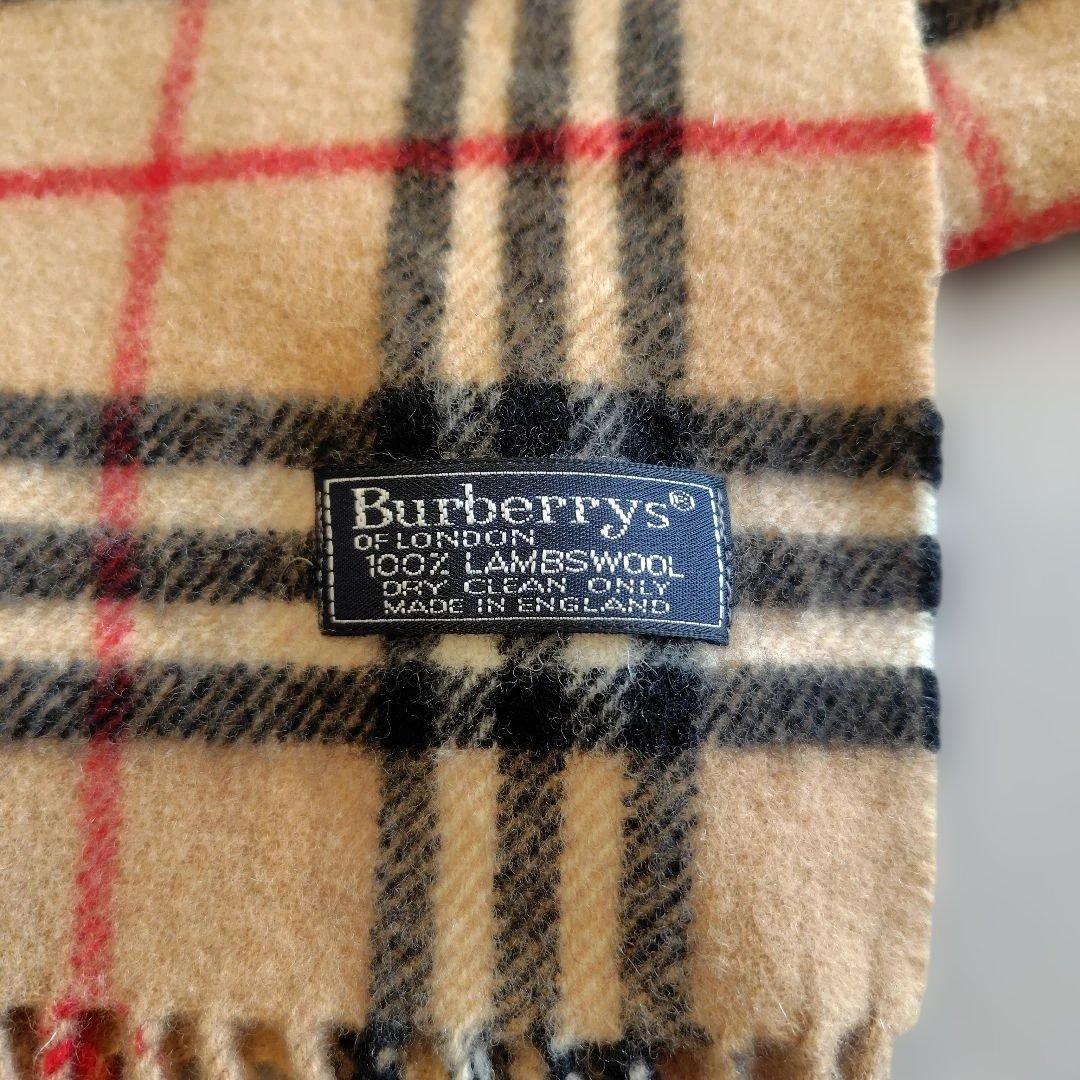 Burberry バーバリー　ノバチェック　ラムウール100% マフラー
