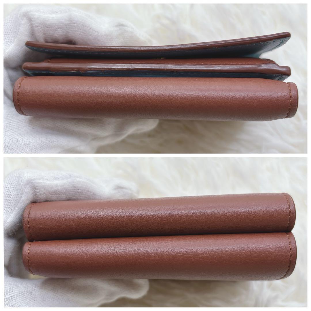 限定/極美品✨ロエベ コラボ ハウルの動く城 ヒン トライフォールドウォレット