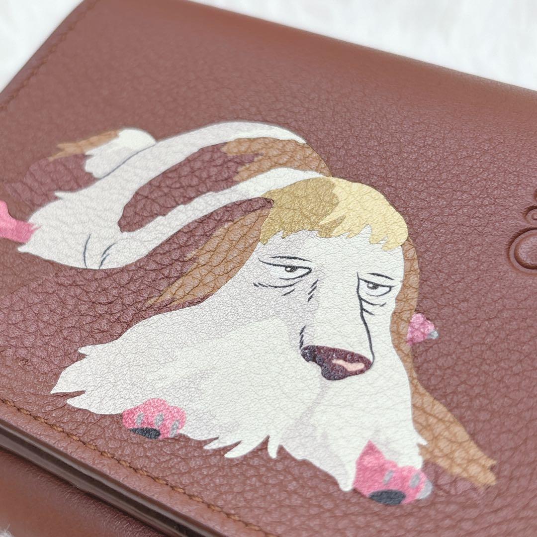 限定/極美品✨ロエベ コラボ ハウルの動く城 ヒン トライフォールドウォレット