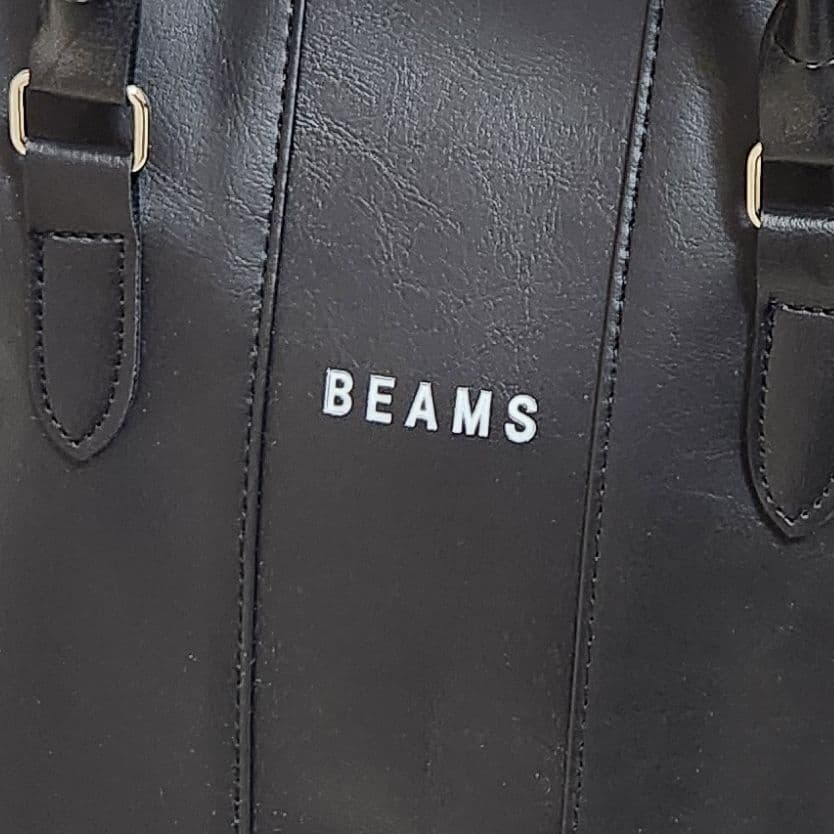 【新品・未使用】BEAMS ビームス ボストンバッグ 肩掛け可 ブラック
