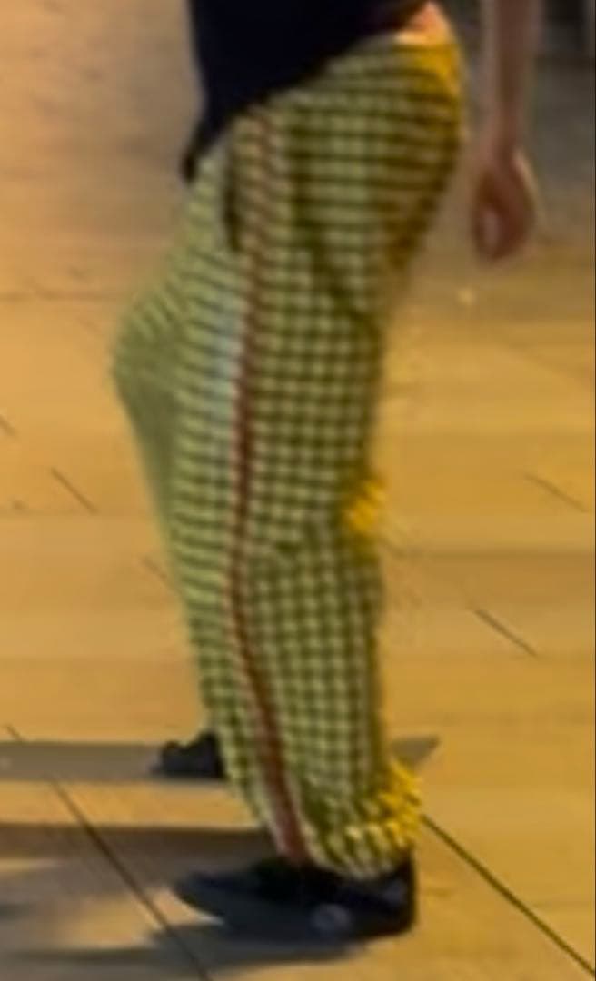 パンツ Supreme 25fw Plaid Warm Up Pant Yellow L