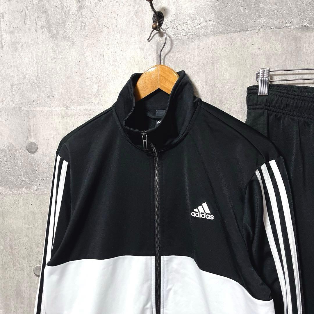 adidas アディダス メンズビッグサイズ ジャージ上下セット セットアップ