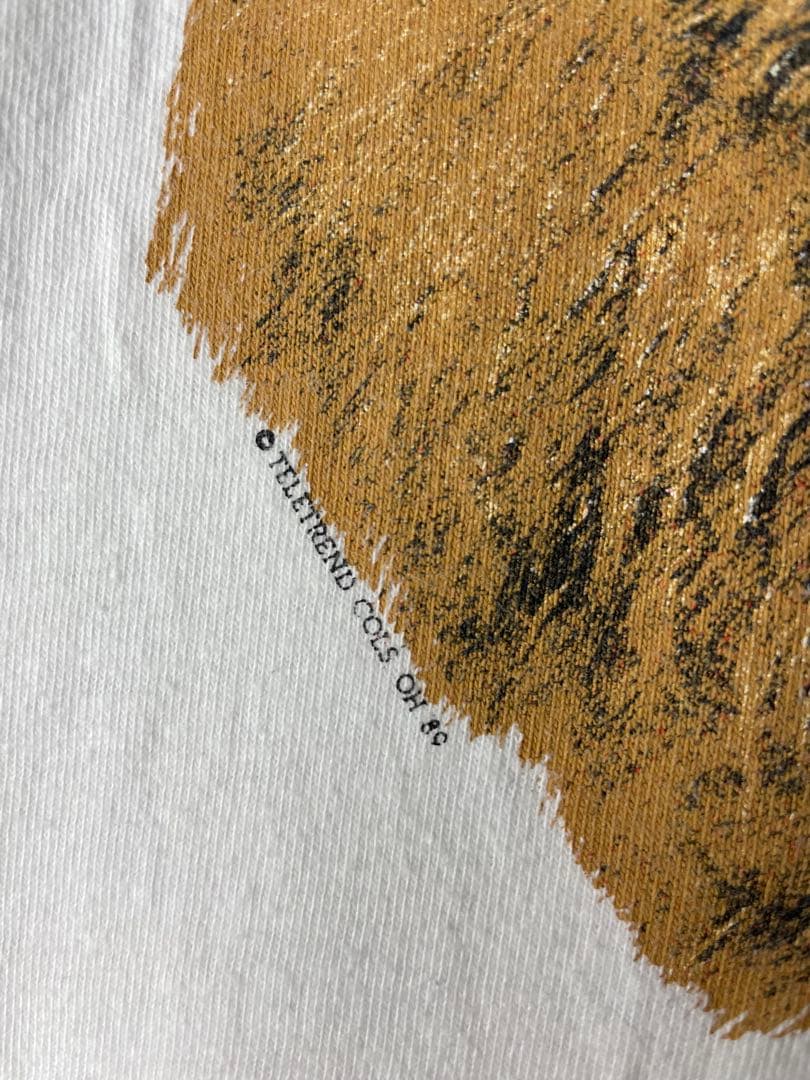 90s USA製ヴィンテージ　シングルステッチ　ドッグTシャツ　チャウチャウ