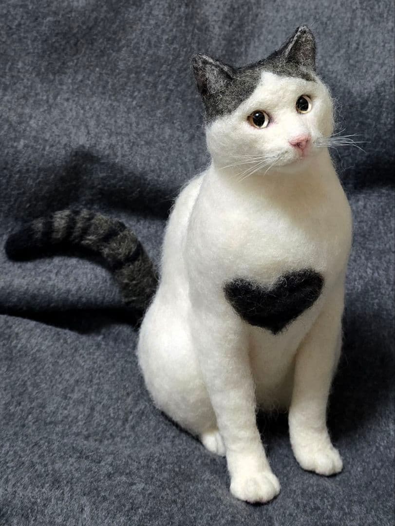 うちの子風羊毛フェルト猫 みぃ様オーダー