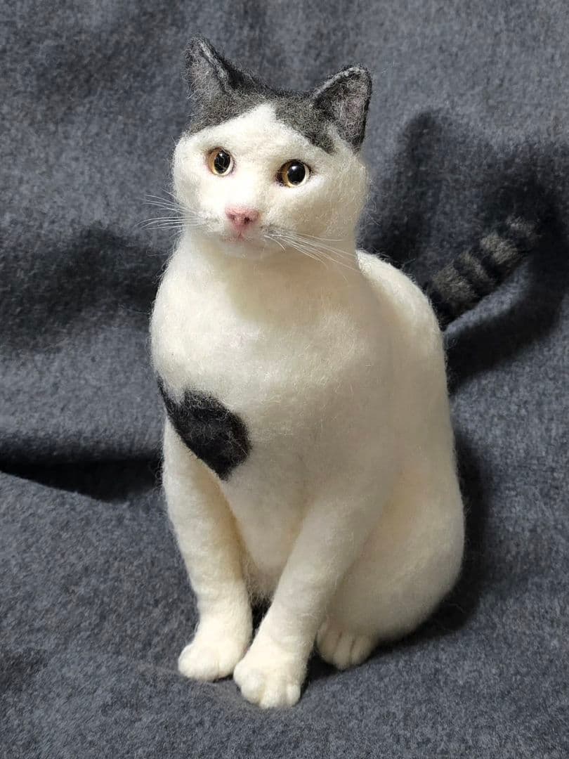 うちの子風羊毛フェルト猫 みぃ様オーダー