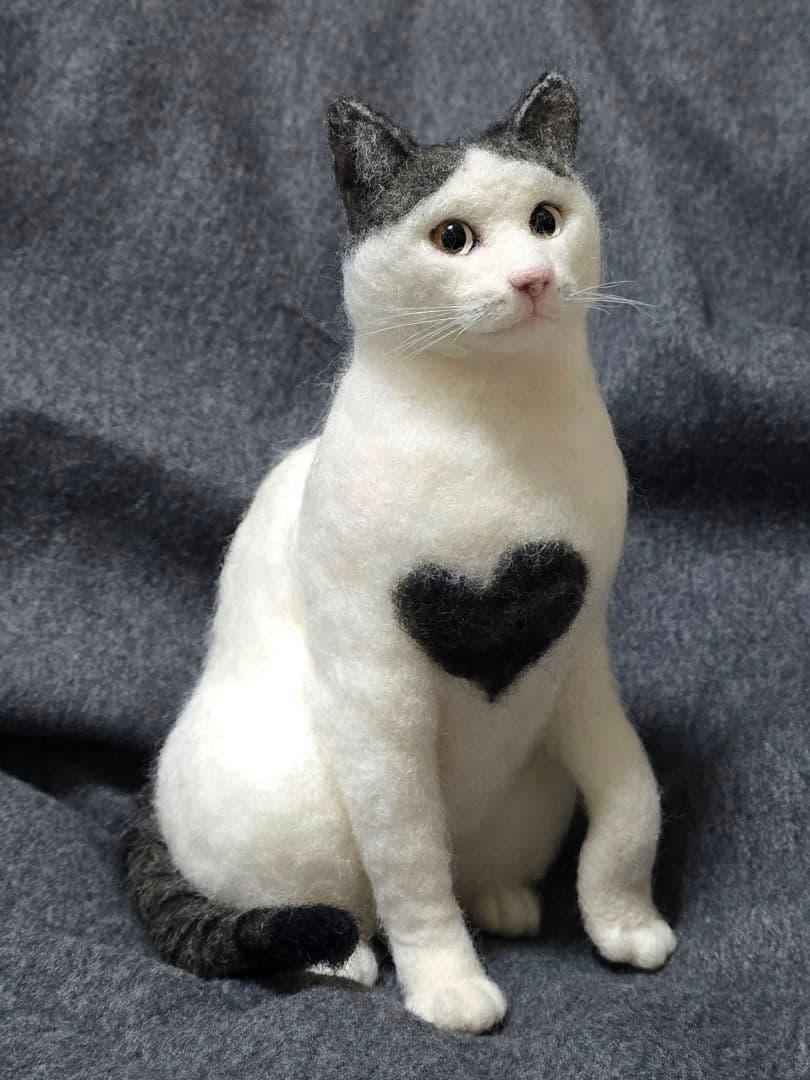うちの子風羊毛フェルト猫 みぃ様オーダー