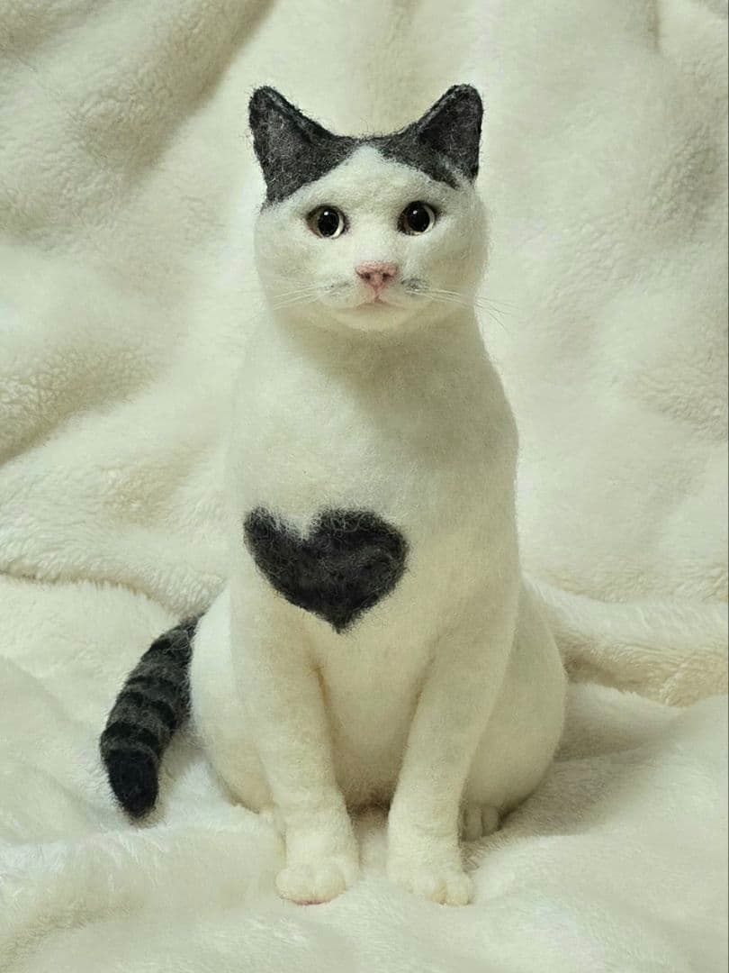 うちの子風羊毛フェルト猫 みぃ様オーダー