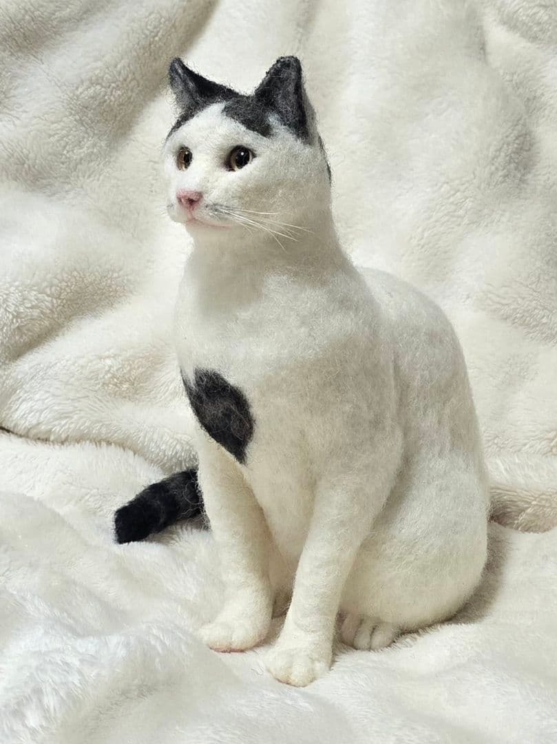 うちの子風羊毛フェルト猫 みぃ様オーダー