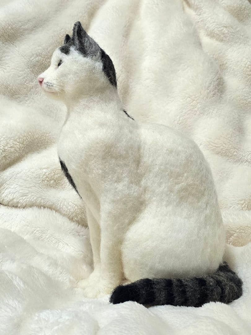 うちの子風羊毛フェルト猫 みぃ様オーダー