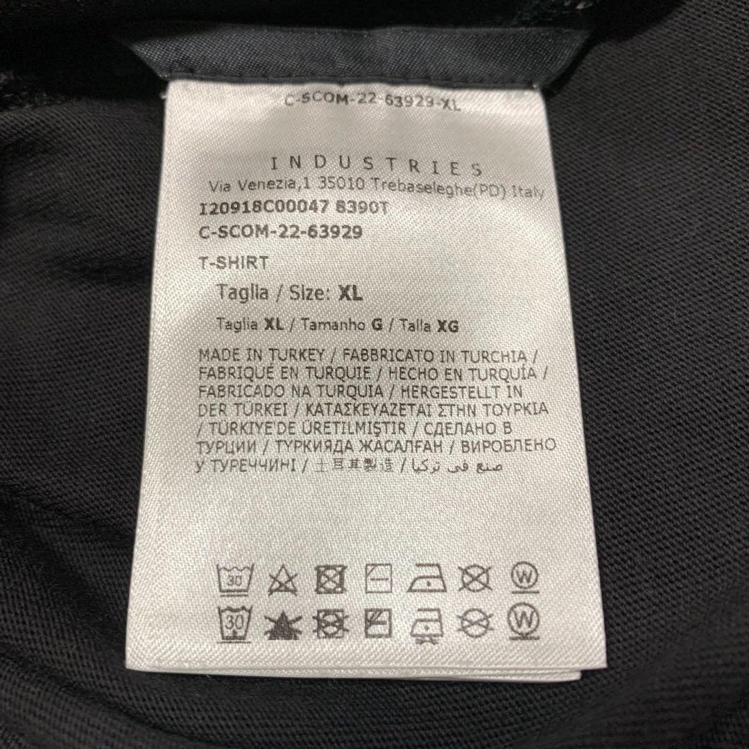 美品　モンクレール　文字ロゴ　ブラック　XL Tシャツ　国内正規品　5S121