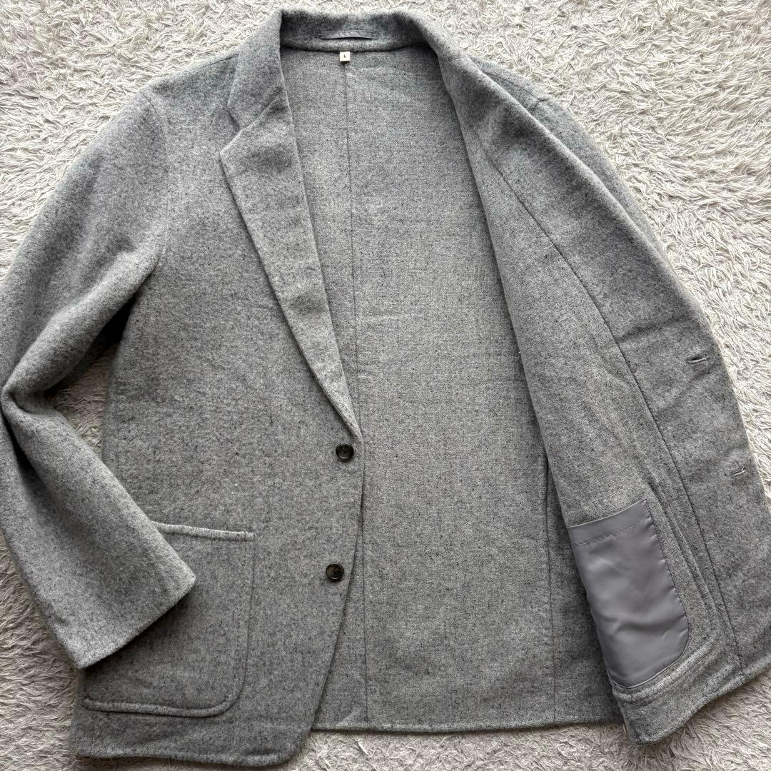 ★カシミヤ混 Lサイズ★ 無印良品 MUJI Labo テーラード ジャケット