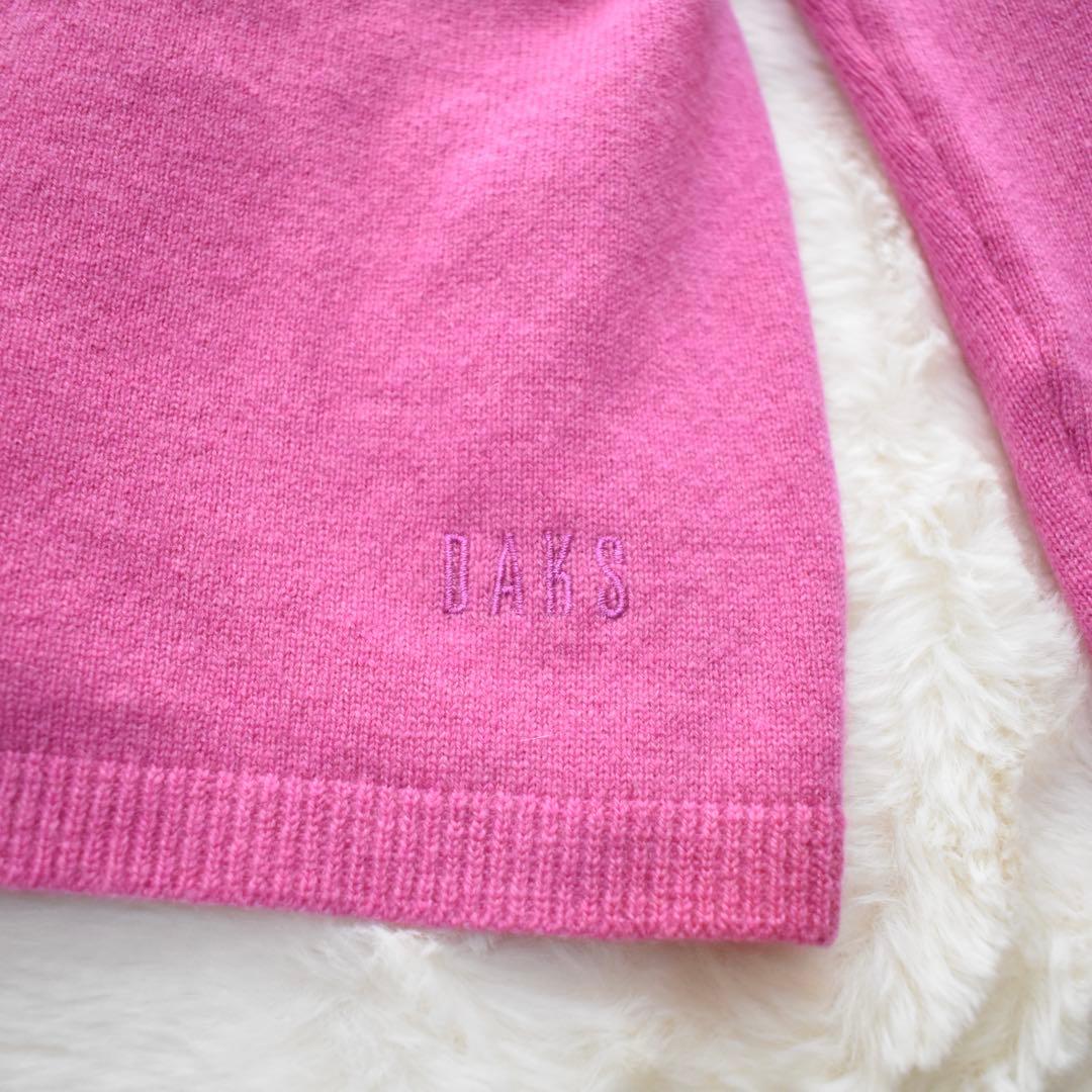 美品✨DAKS カシミヤ100% アンサンブル　ニット　カーディガン　長袖