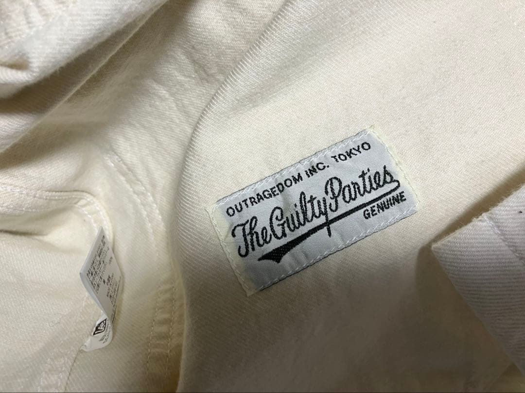 美品 WACKO MARIA × Lee カバーオール 白 ワコマリア　大きめ