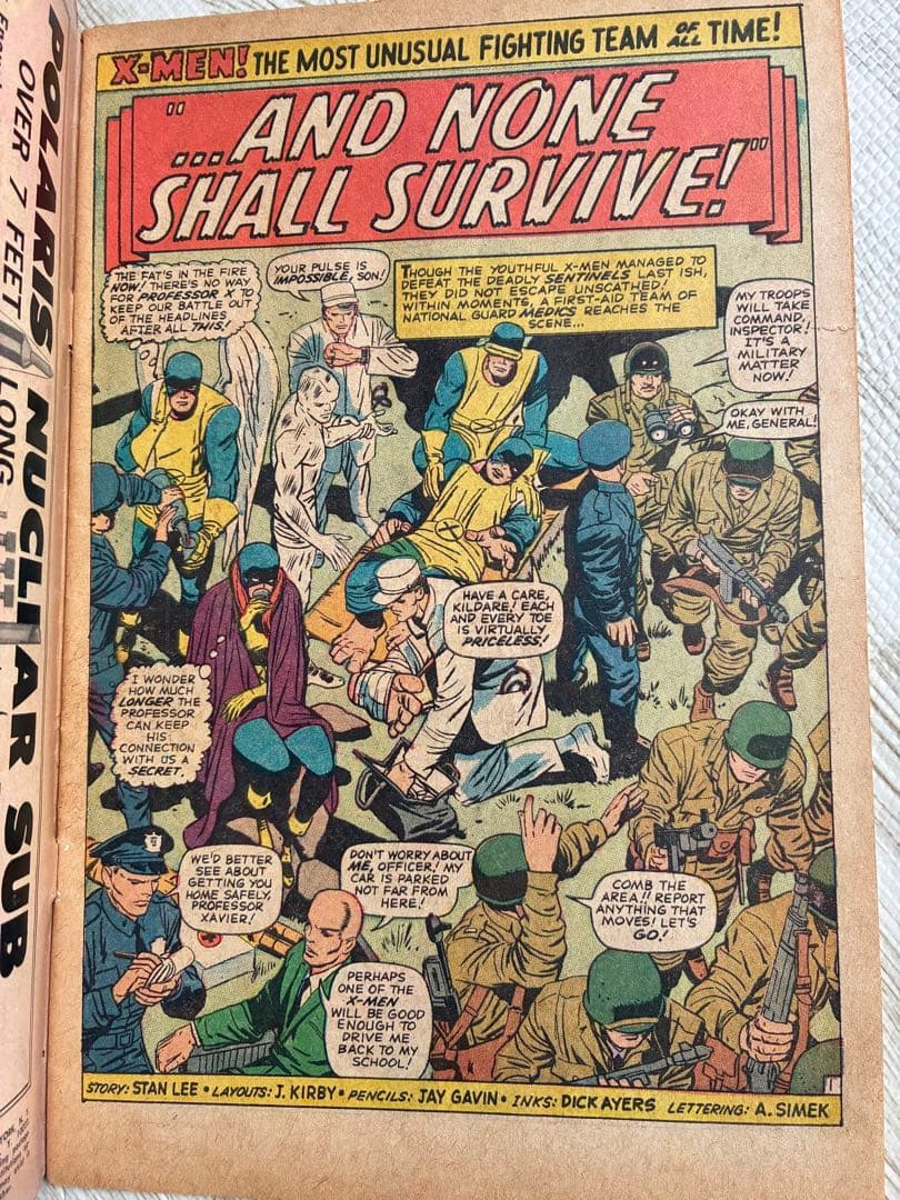 アメコミ Xmen #17 マーベル　1965年 スパイダーマン Disney