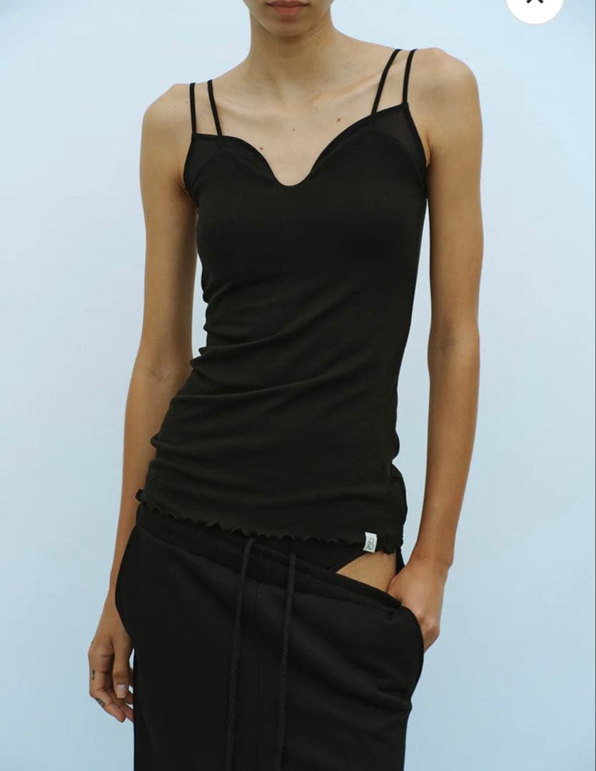 Mizuno×Ameri SHEER DOCKING CAMISOLE tops