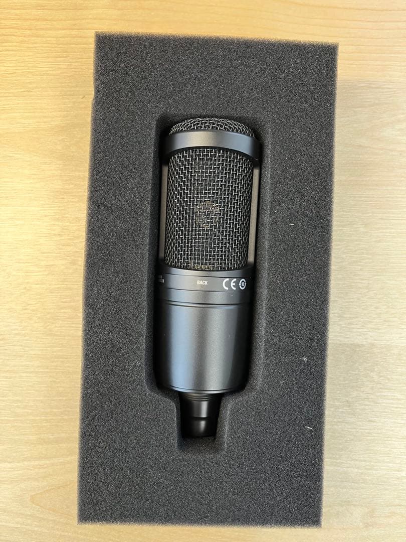 audio-technica AT2020コンデンサーマイク(スタンドなし)