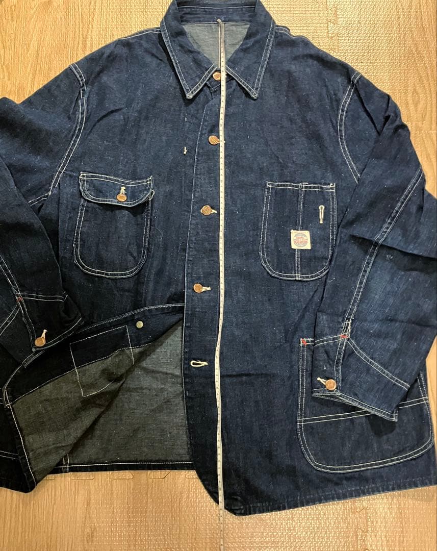 ヴィンテージ50s カバーオール 濃紺 デッド BARTEL デニム ジャケット