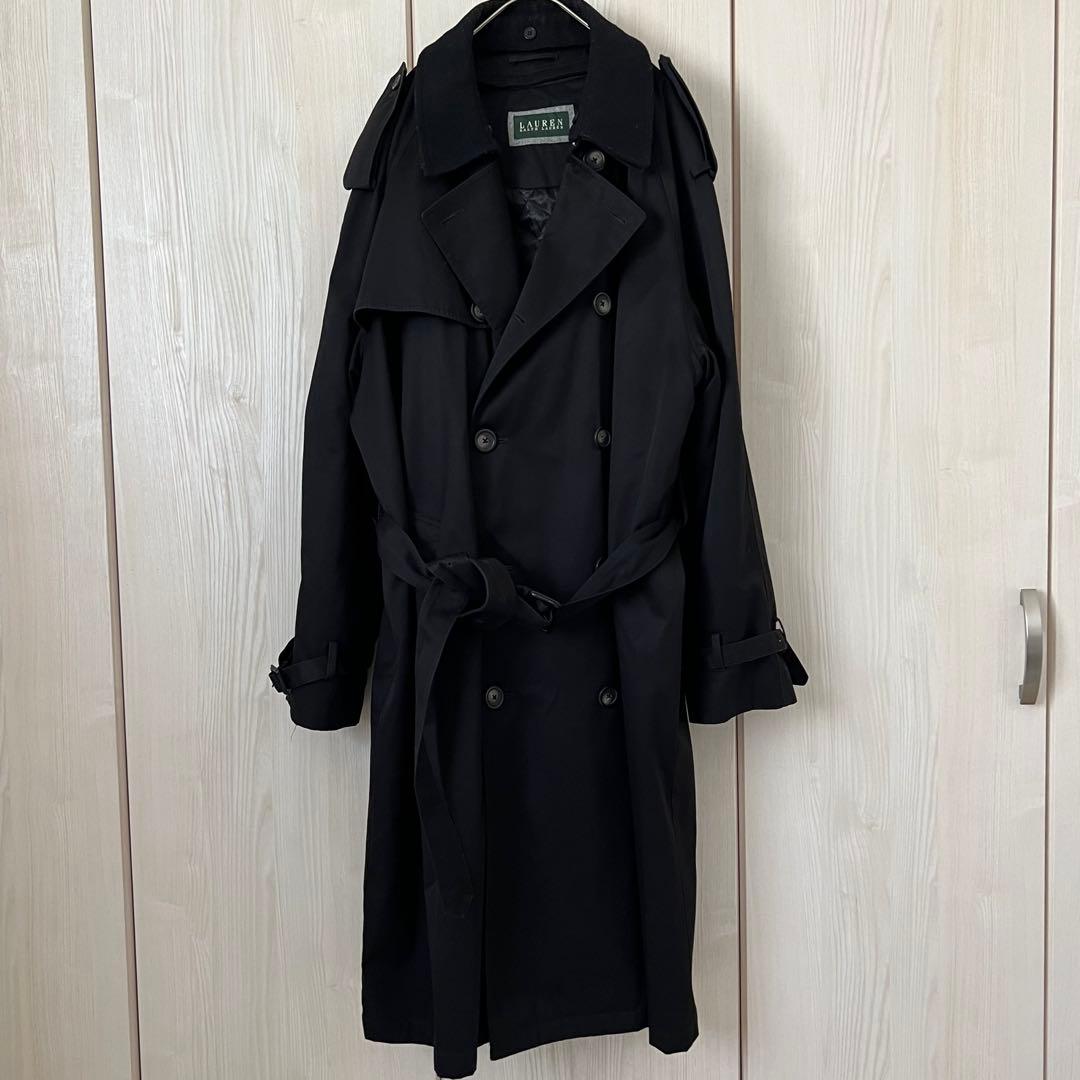 極上シルエット✨　ローレン　ラルフローレン　トレンチコート　完品　XXLくらい