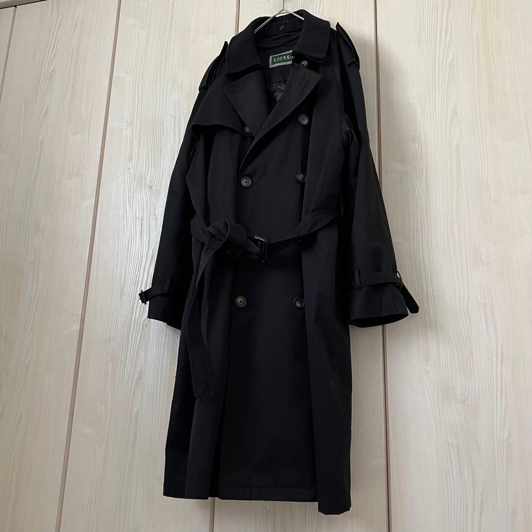 極上シルエット✨　ローレン　ラルフローレン　トレンチコート　完品　XXLくらい