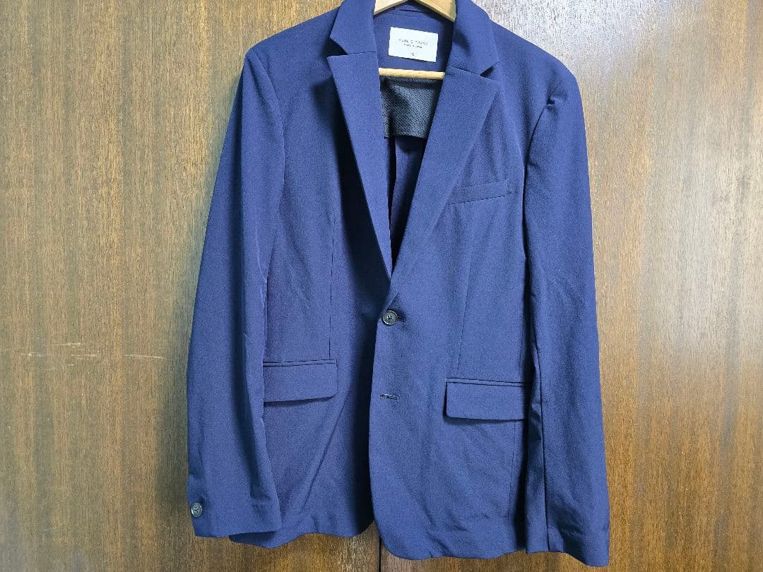 PUBLIC TOKYO パブリックトウキョウ ストレッチセットアップ ネイビー