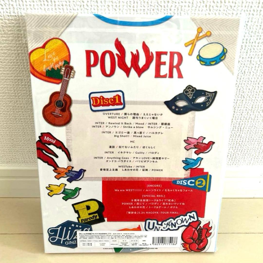 WEST./WEST.LIVE TOUR 2023 POWER〈初回盤・2枚組〉