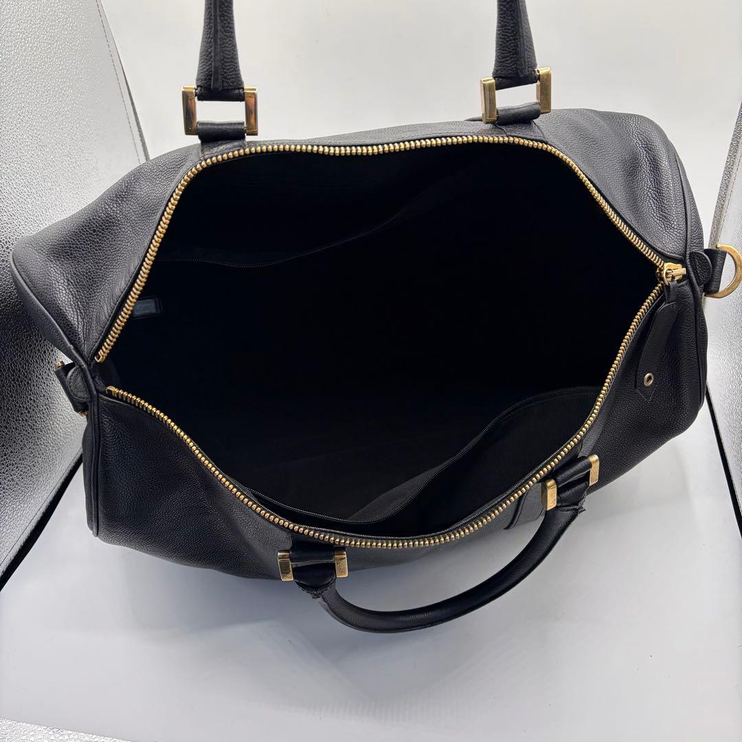 CHANEL シャネル ボストンバッグ キャビアスキン ココマーク ショルダー紐