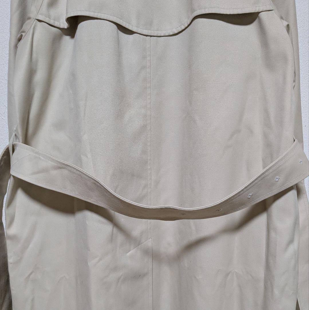 美品 80～90s バーバリー シングル トレンチコート レディース 白タグ28