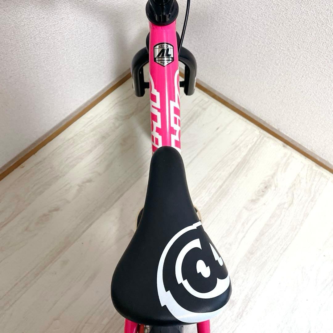 極美品 付属品完備 ides D-Bike KIX AL ネオンピンク