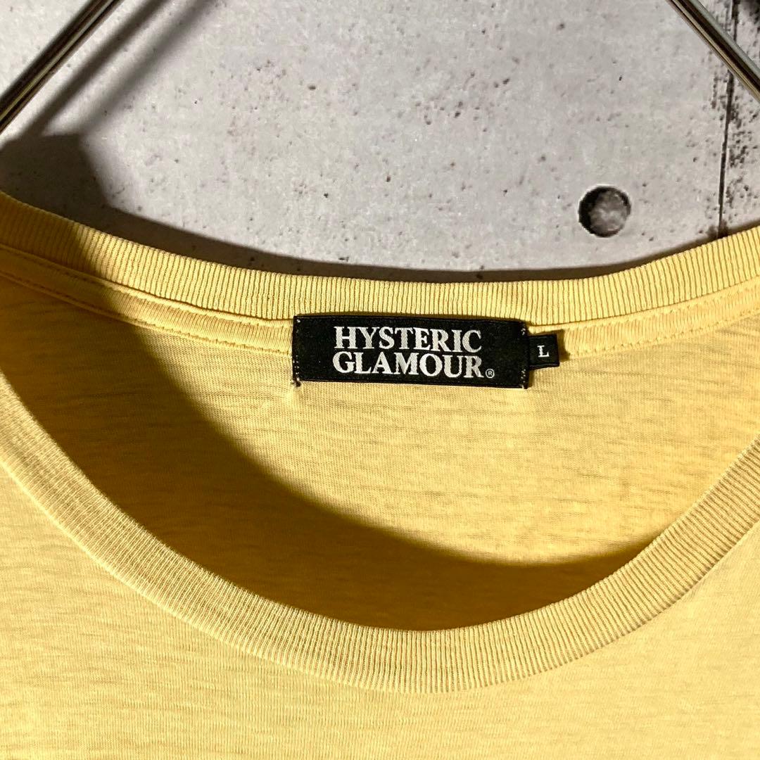 【キムタク着】 ヒステリックグラマー ヒスガールTシャツ L レモンイエロー
