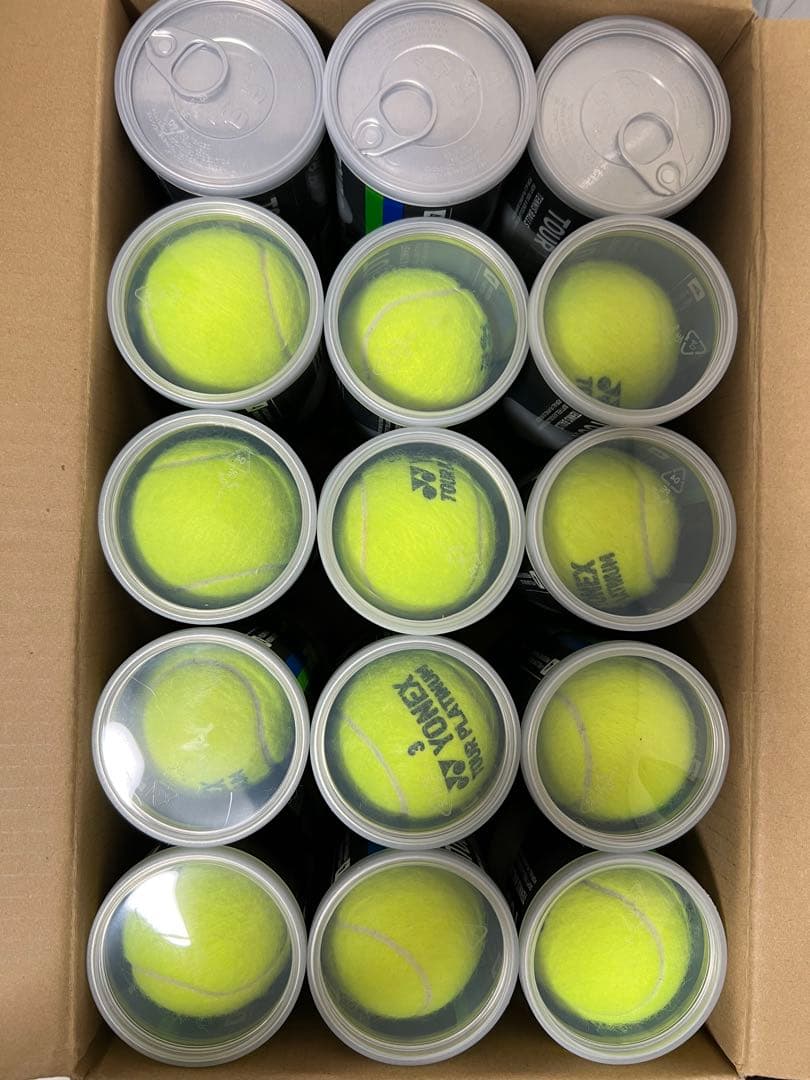 YONEX TOUR PLATINUM テニスボール 4個入　15缶