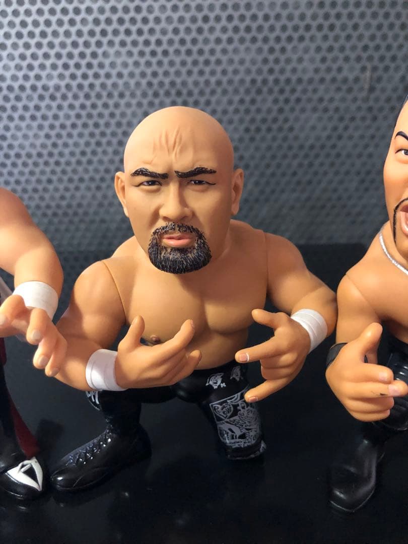 新日本プロレス　闘魂三銃士＆ムタ　HAOフィギュア　美品　レア