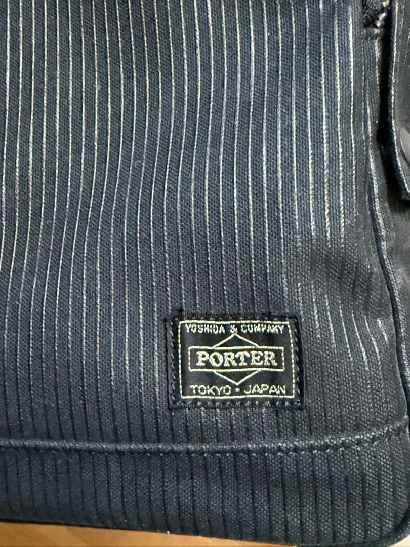 PORTER ポーター　ボストンバッグ　ストライプ
