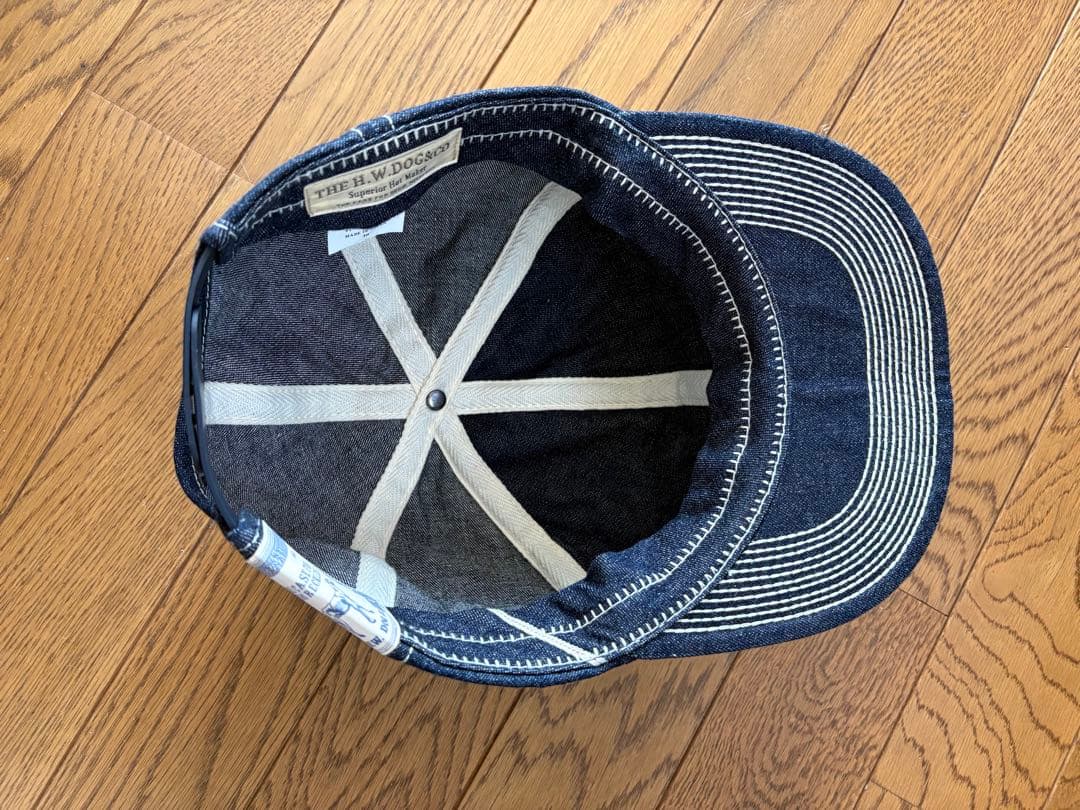 THE H.W.DOG&CO TRUCKER CAPINDIGO　インディゴ
