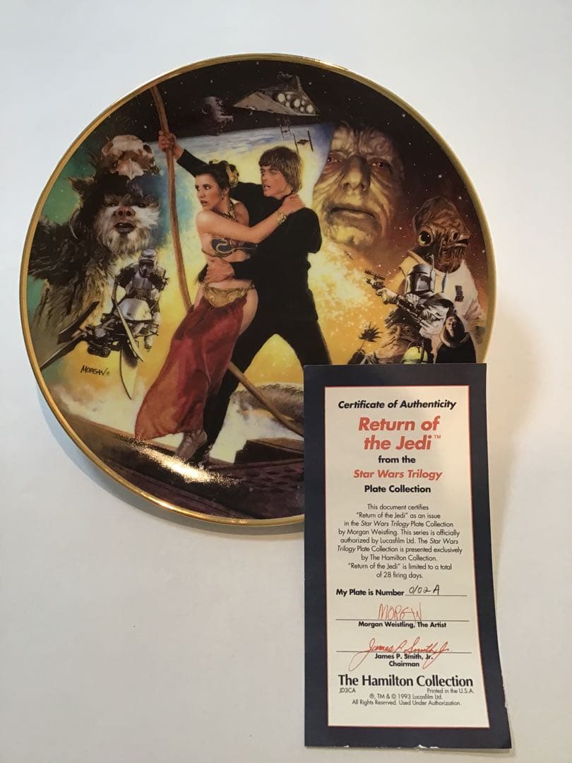 スターウォーズ　ハミルトンコレクション「Return of the Jedi」