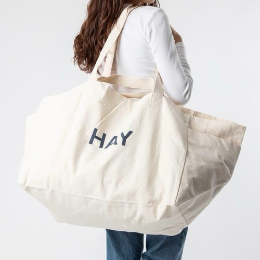 【HAY】WEEKEND BAG L ナチュラル