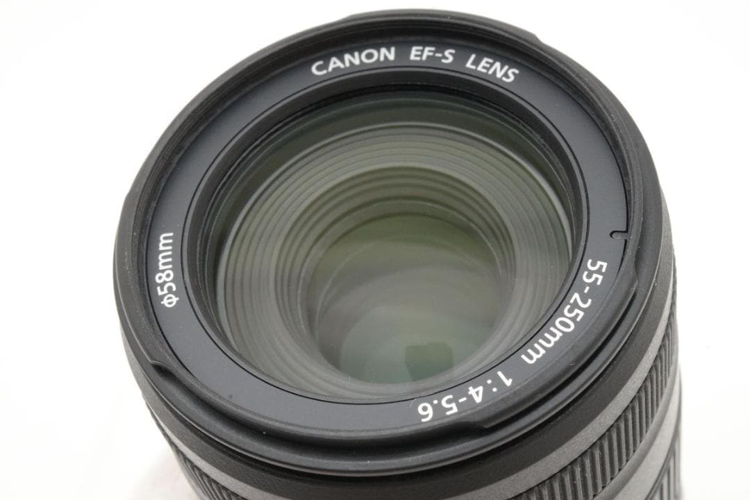 美品 Canon EF-S 55-250mm F4.-5.6 IS 元箱付き