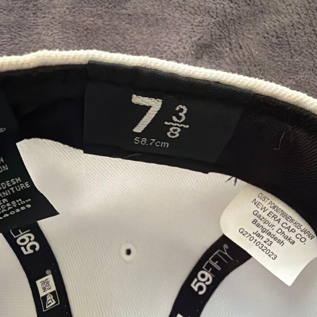 Supreme 59FIFTY キャップ 7 3/8 ホワイト最終値下げ‼️