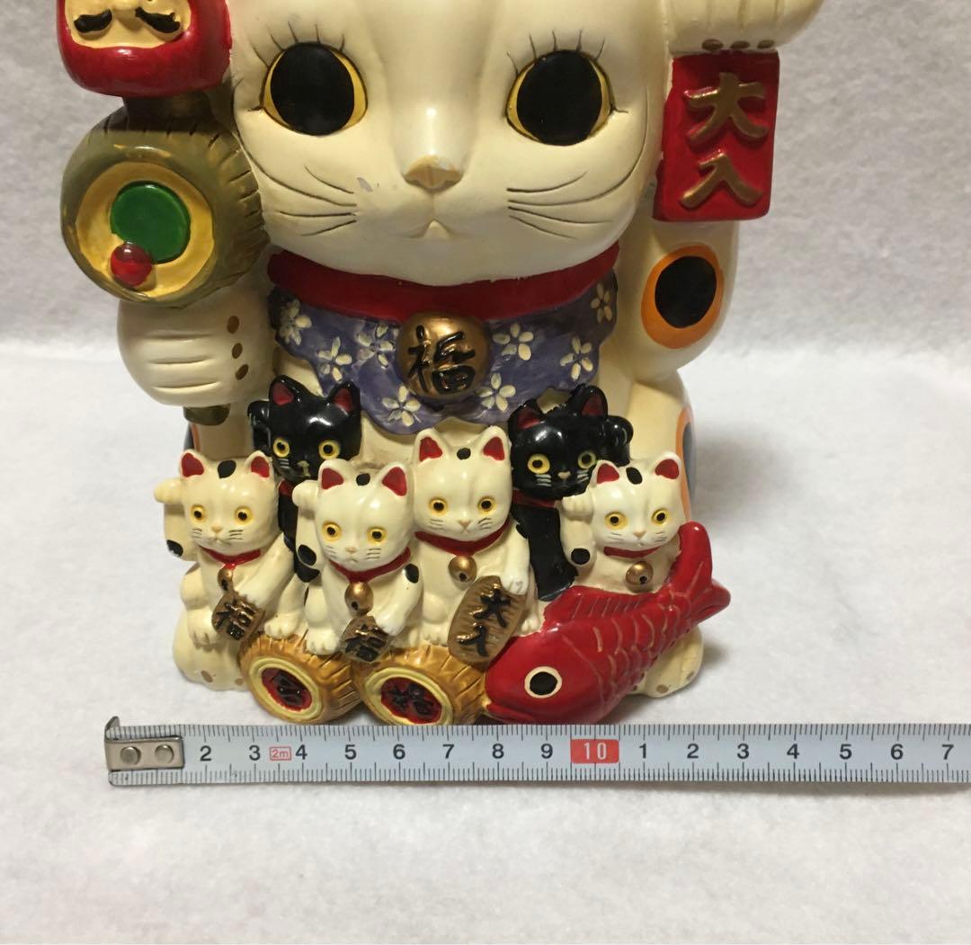 希少 昭和 レトロ 猫 たくさん 貯金箱 置物