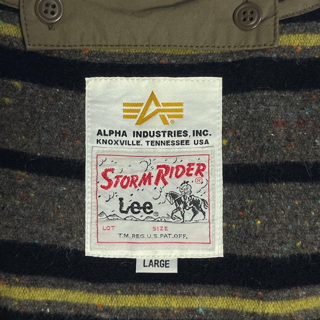 ALPHA×Lee STORM RIDER モッズコート Lサイズ