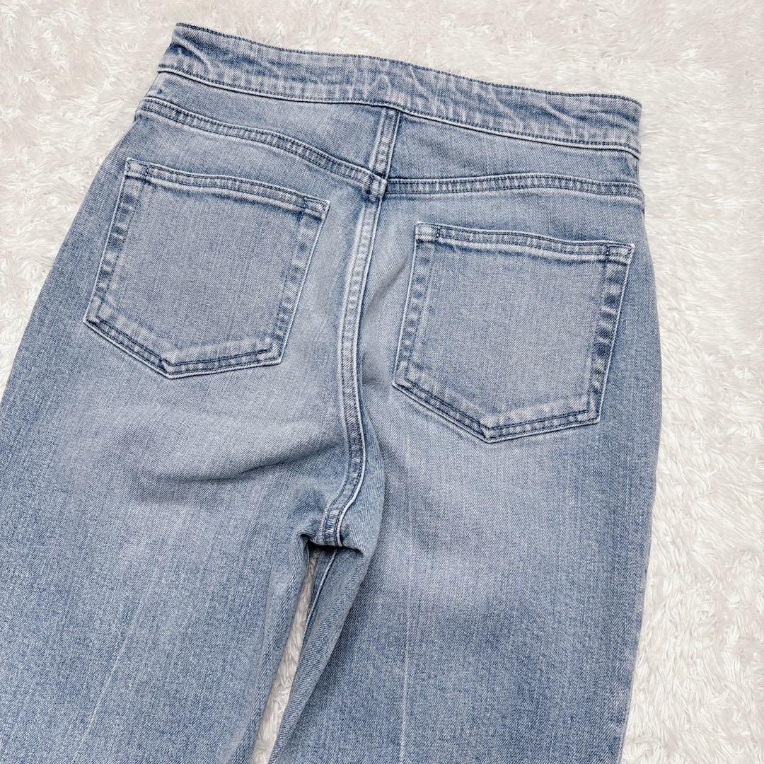【美品】CELFORD ハイライズ美脚ストレッチテーパードデニムパンツ 24AW