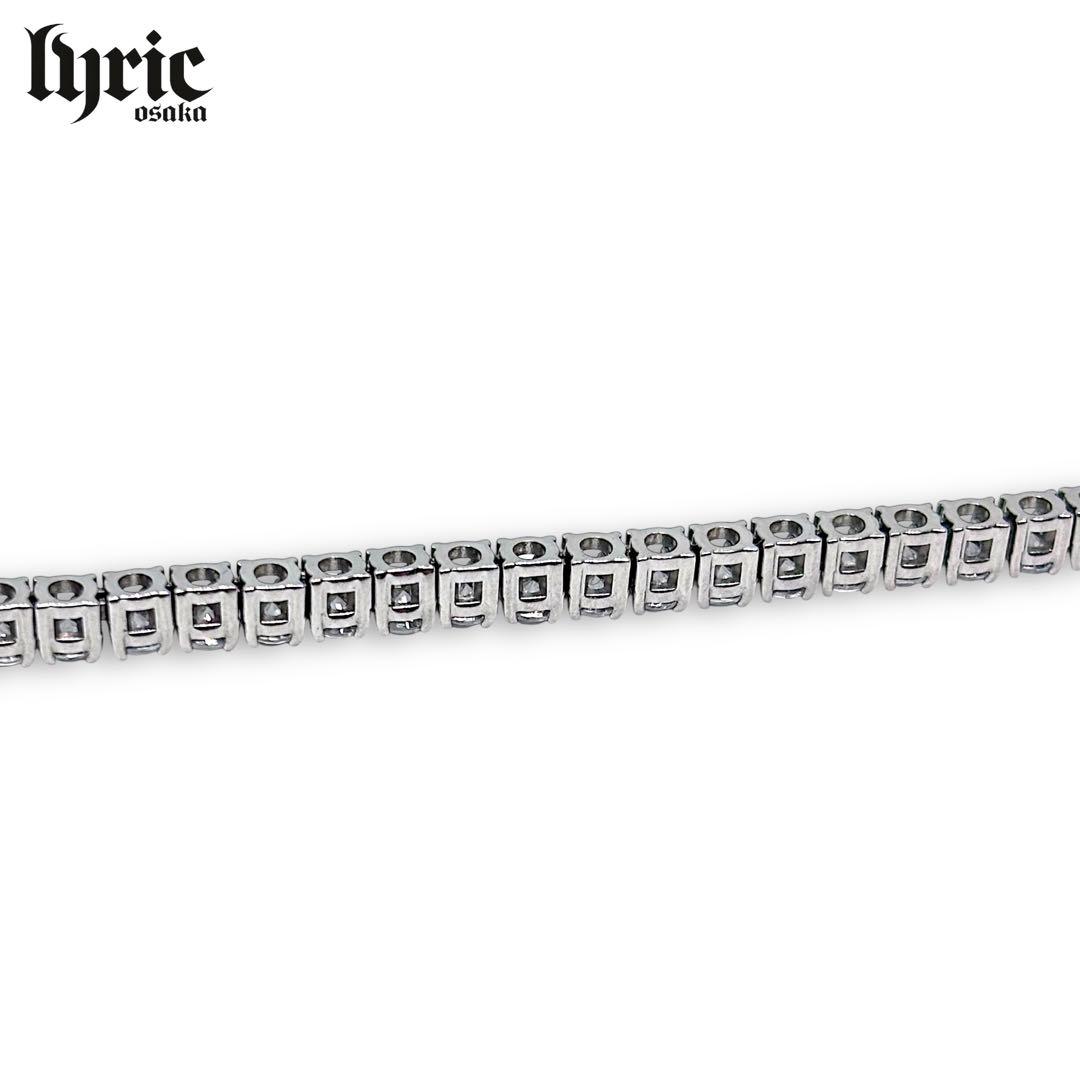 テニスチェーン ネックレス 3mm 50cm サージカルステンレス シルバー