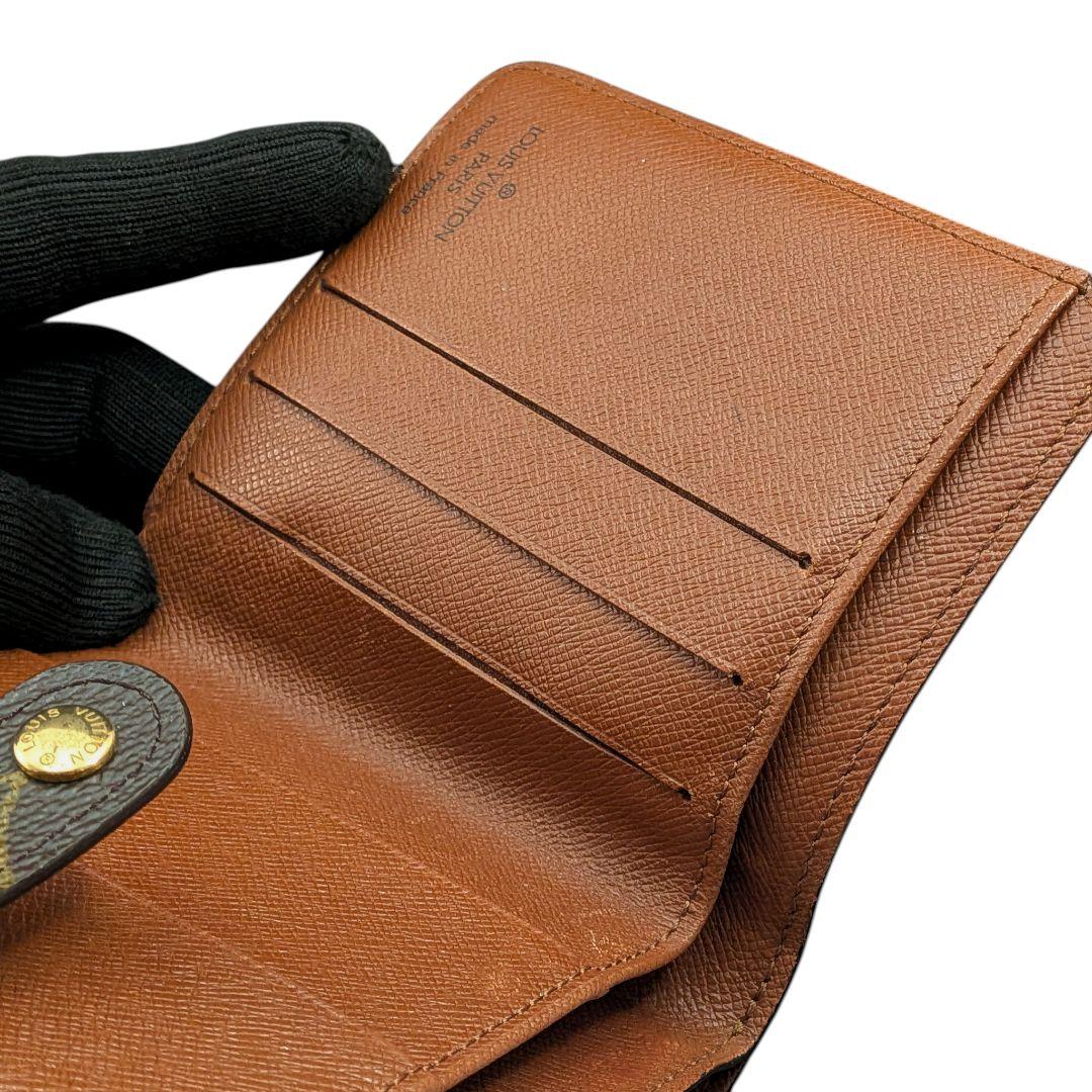 【美品】 ルイヴィトン モノグラム コンパクトジップ 二つ折り財布
