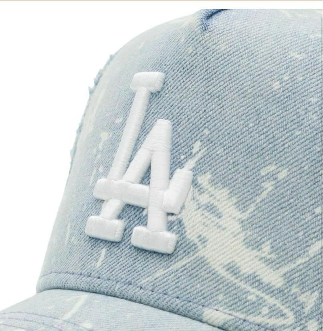9FORTY A-Frame LAロゴキャップライトブルー